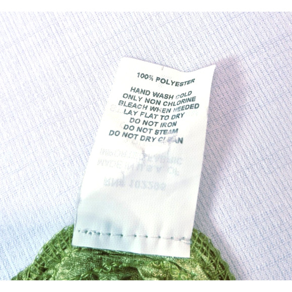 Women’s Green Tie Front Top & Floral Midi Skirt Set L Boho Cottagecore - Picture 6 of 15